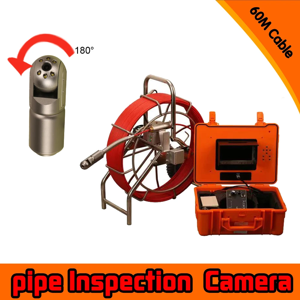 Камера для осмотра труб с кабелем 60 м