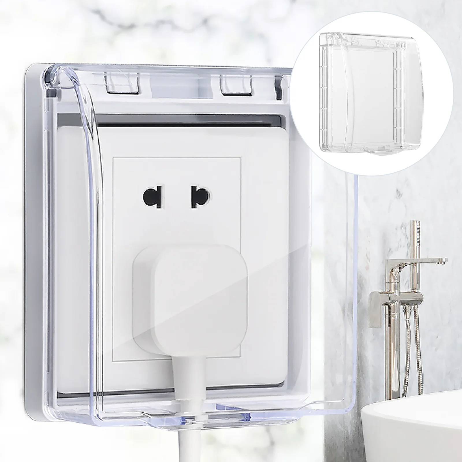 

Electric Outlets Safety Outlet Cover Box Babyproofing More Interior Space Extra Large Electrical Plugs Adapters Easy Install