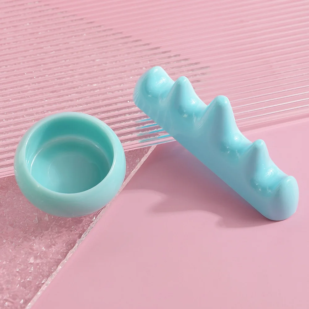 Professional Nail Brush Washing Equipment Acrylic Liquid Powder Container Nail Cup Rrush Holder Manicure Tools 1set manicure tools nail tools