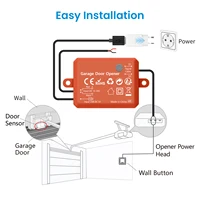 QCSMART ZigBee 3.0 Garage Door Wireless Sensor Opener Controller Tuya Smart Life App Remote Voice Control Google Assistant Alexa - Image 6