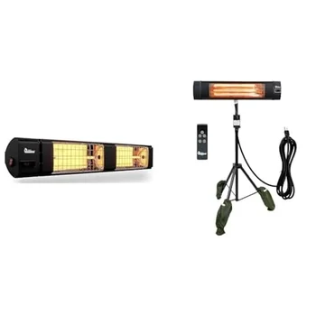 10,260 BTU Infrared Heater with Remote Control, Easy Installation, Adjustable Heat, Tip-Over Protection, Clean and Odorless 1