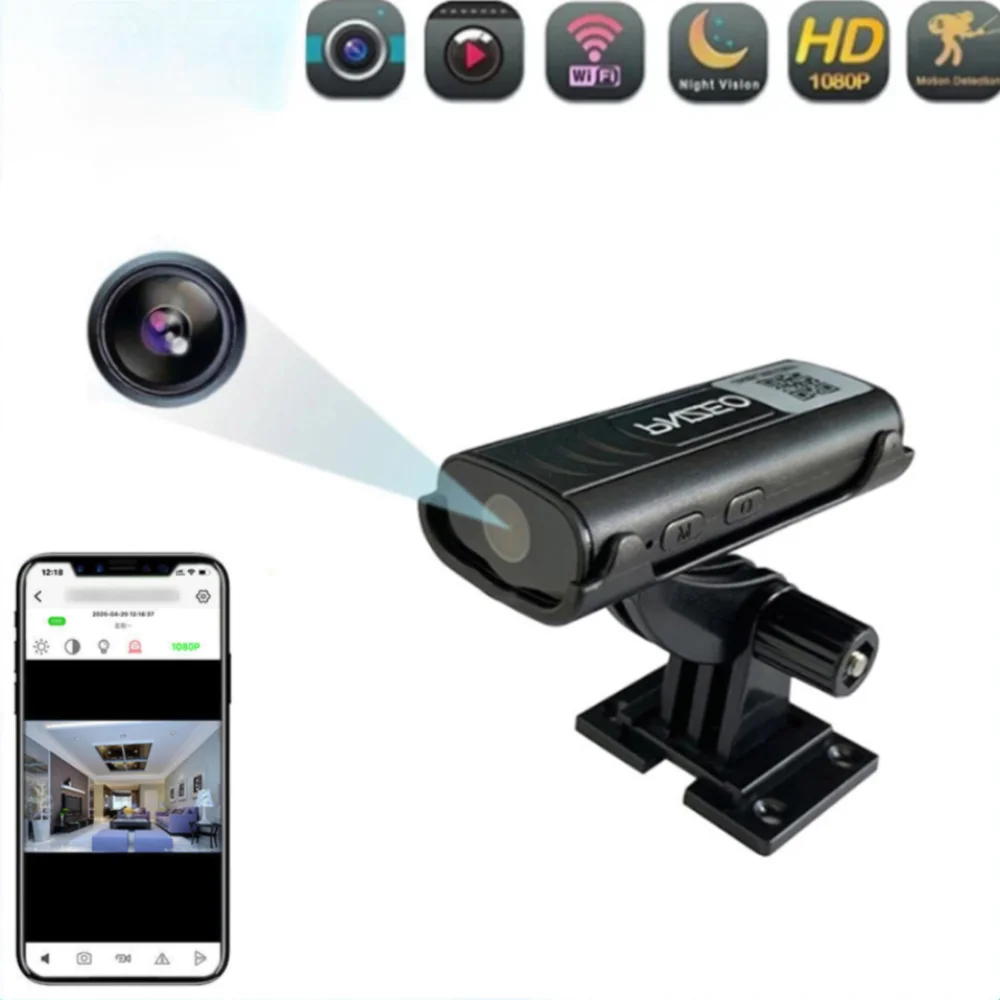 HD720P Mini WIFI ip cam Portable Night Vision Motion Detection Remote