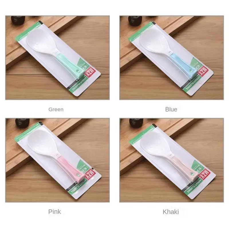 Non-stick Rice Spoon Simple Fashionable Food Grade Creative Household Rice Spoon Vertical 1/2PCS