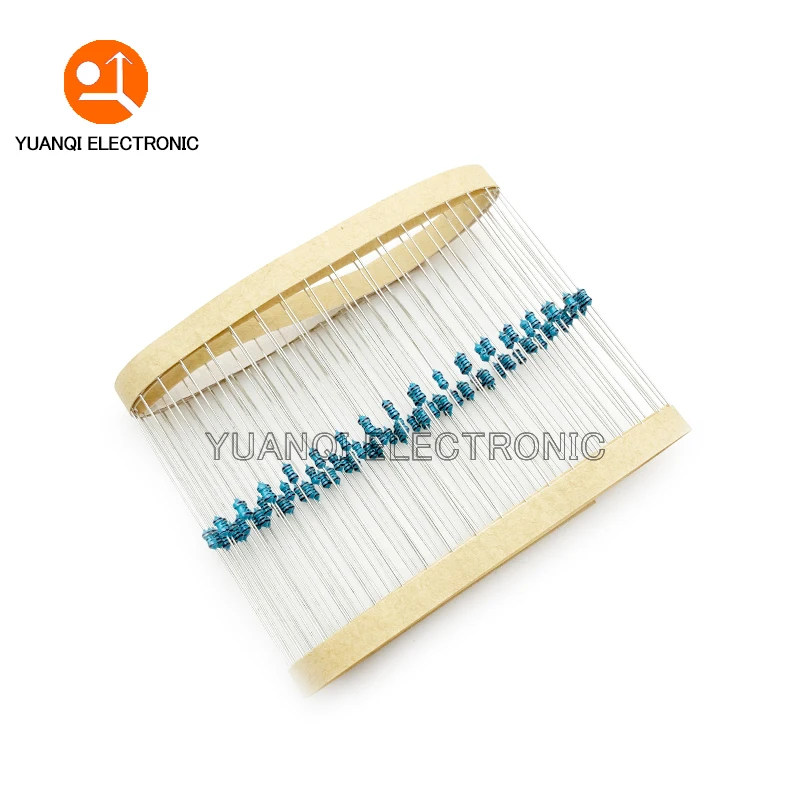 Metal Film Resistor 1/8W 1% 0.125W 1R-4.7M 100pcs