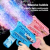All-auto Bubble Gun with a Bottle Bubble Refill Solution, Bubble Guns Kids 3+, Bubble Machine Gun, Bubble Gun Blaster Party Favo 1