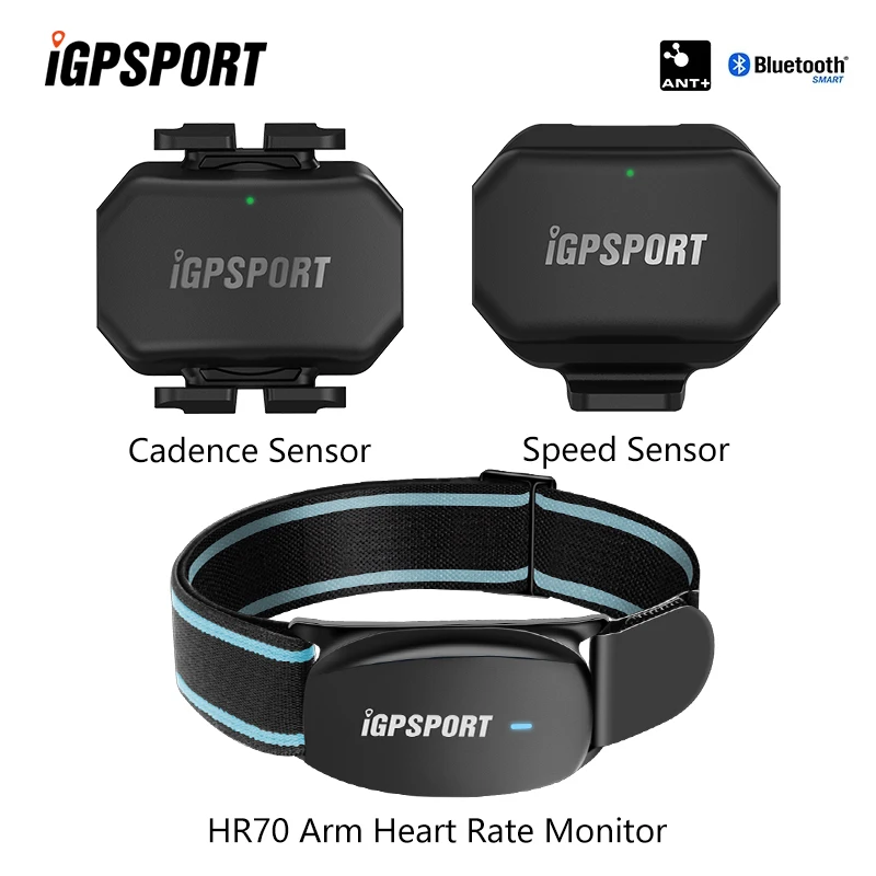 IGPSPORT Speed Sensor CAD70 SPD70 Bike Computer Speedometer ANT+ Bike Compatible For GARMIN iGPSPORT Bryton GPS HR40 Sensor Set