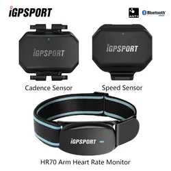 IGPSPORT Speed Sensor CAD70 SPD70 Bike Computer Speedometer ANT+ Bike Compatible For GARMIN iGPSPORT Bryton GPS HR40 Sensor Set