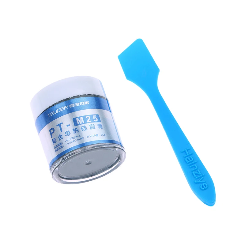 PT-M25 컴파운드 써멀 페이스트, CPU 쿨러 프로세서 써멀 그리스, CPU 컴퓨터용 전도성 방열판 페이스트, 25g