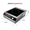 Electromagnetic Furnace Stove Intelligent Electric Commercial Induction Cooker High-speed 3500W Table OEM Stainless Steel 6