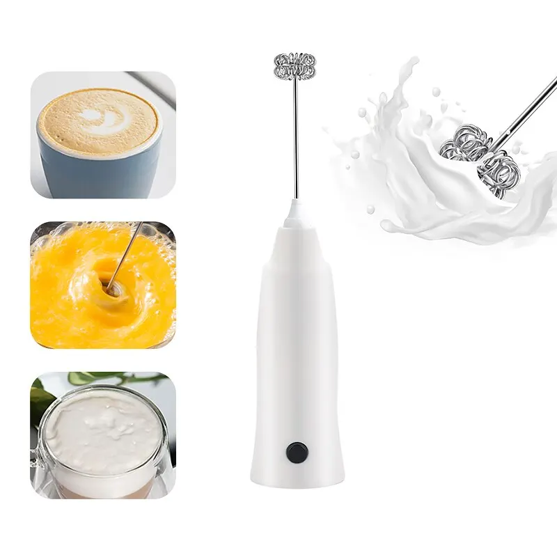 milk frother 1 PCS Milk Frother Handheld Mixer Foamer Coffee Maker Egg Beater Cappuccino Stirrer Mini Portable Blender Kitchen Whisk Tool