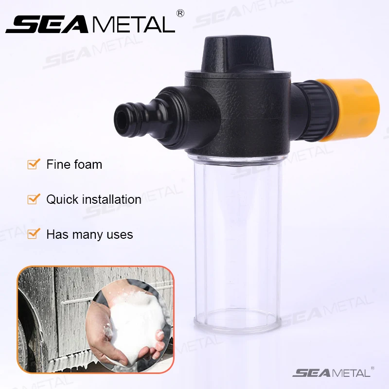 High Pressure Car Wash Foam Pots Lances Irrigation Tools Multi-speed Adjustable Foam Mode Car Washing Water Gun Pot