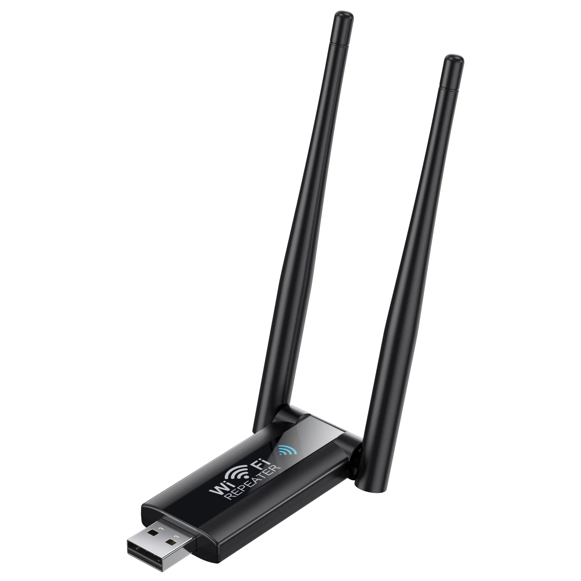 thumbnail image 1 of Repetidor extensor WiFi inalámbrico USB de 300 Mbps y 2,4 G, enrutador, amplificador de señal WiFi, repetidor WiFi de largo alcance, punto de acceso, 1 of 5