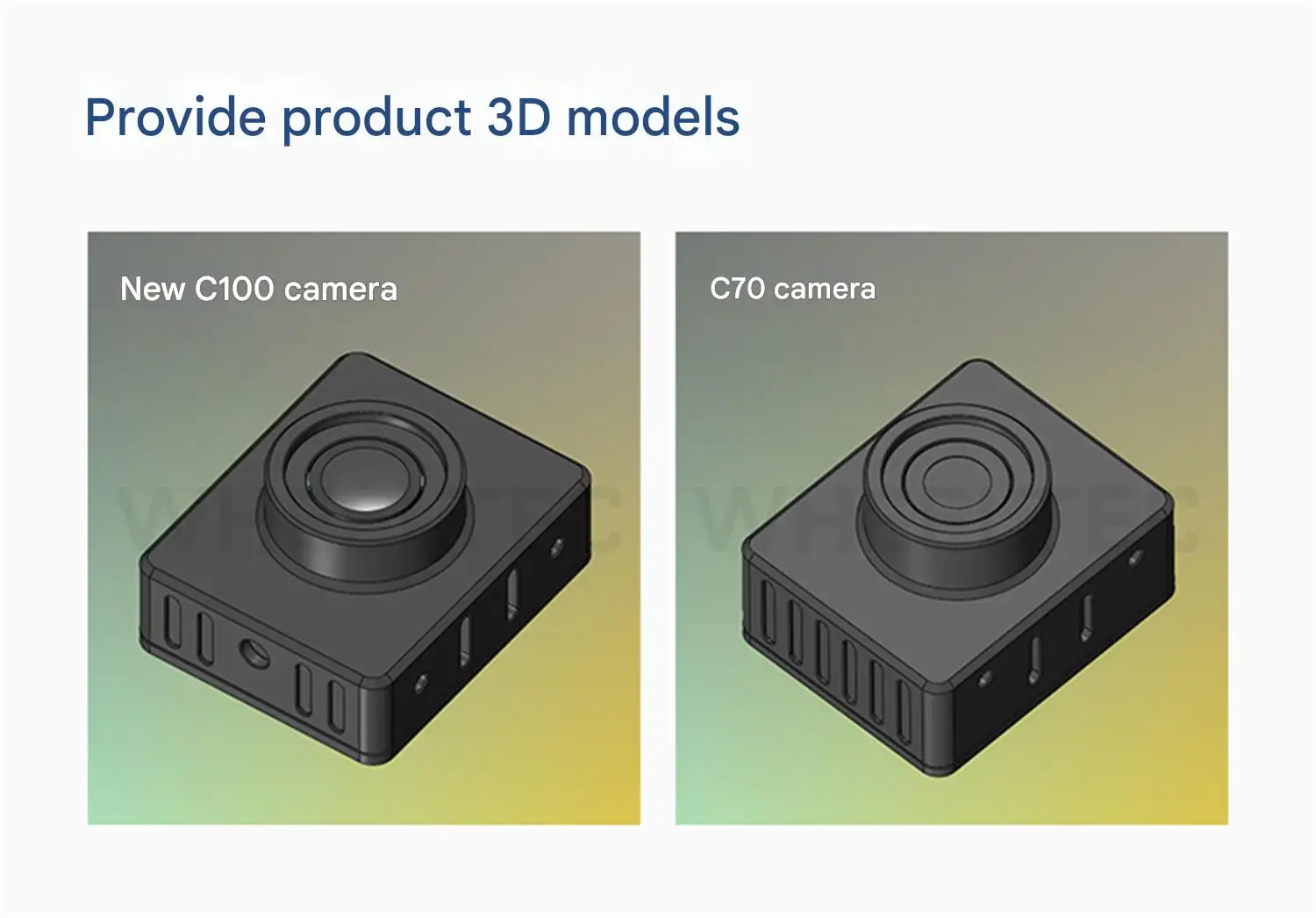 WHEELTEC C70 C100 HD RGB camera, HD imaging, megapixel, driver-free UVC plug and