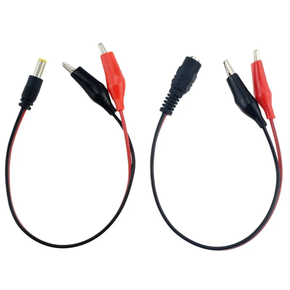 Alligator Clips Adapter 25CM DC Power Plug