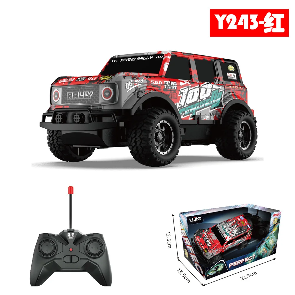 

1/24 RC Car LED Light Radio Remote Control Cars Sports High Speed Trucks Electric Drift Rc Model for Children Toys for Boys