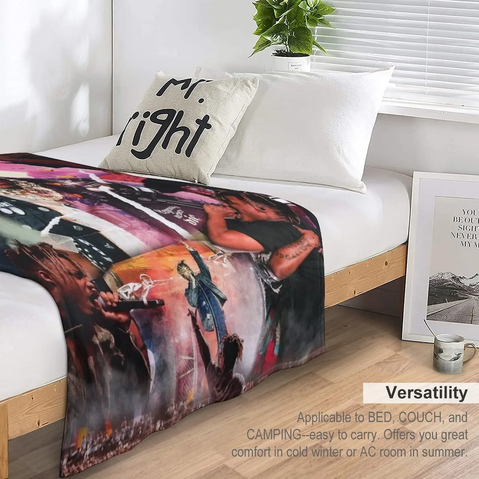 juice wrld tour Throw Blanket throw blanket for sofa Luxury Brand Blanket Decorative Blankets 5