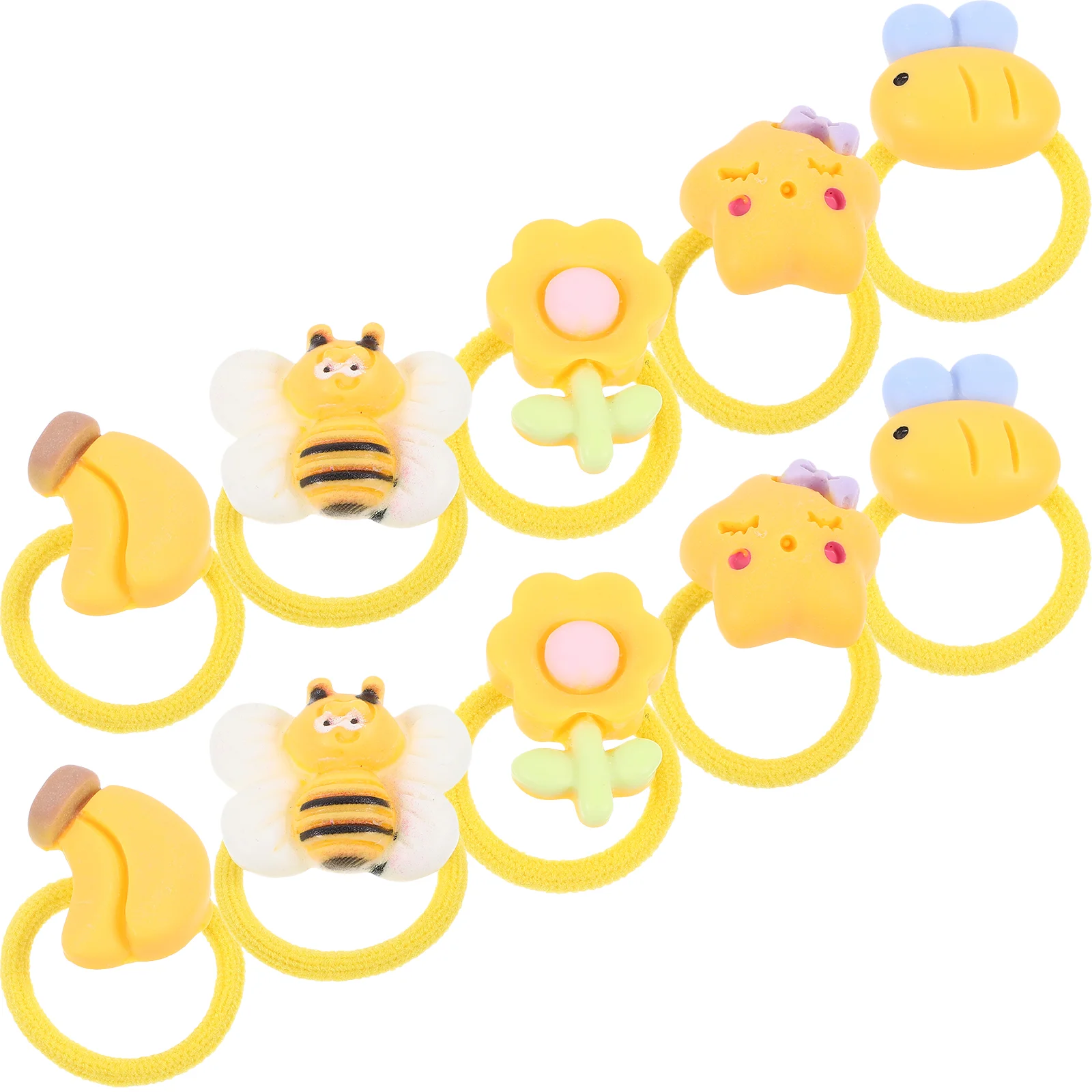 

10pcs Dog Hair Ties Dog Headdress Puppy Hair Ties Puppy Hair Ties Puppy Headdress Dog Decor