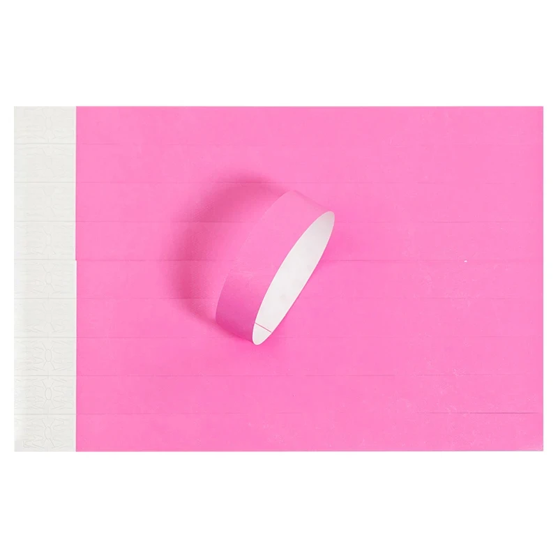 Рисунок 2 - бумажные браслеты без логотипа для мероприятий