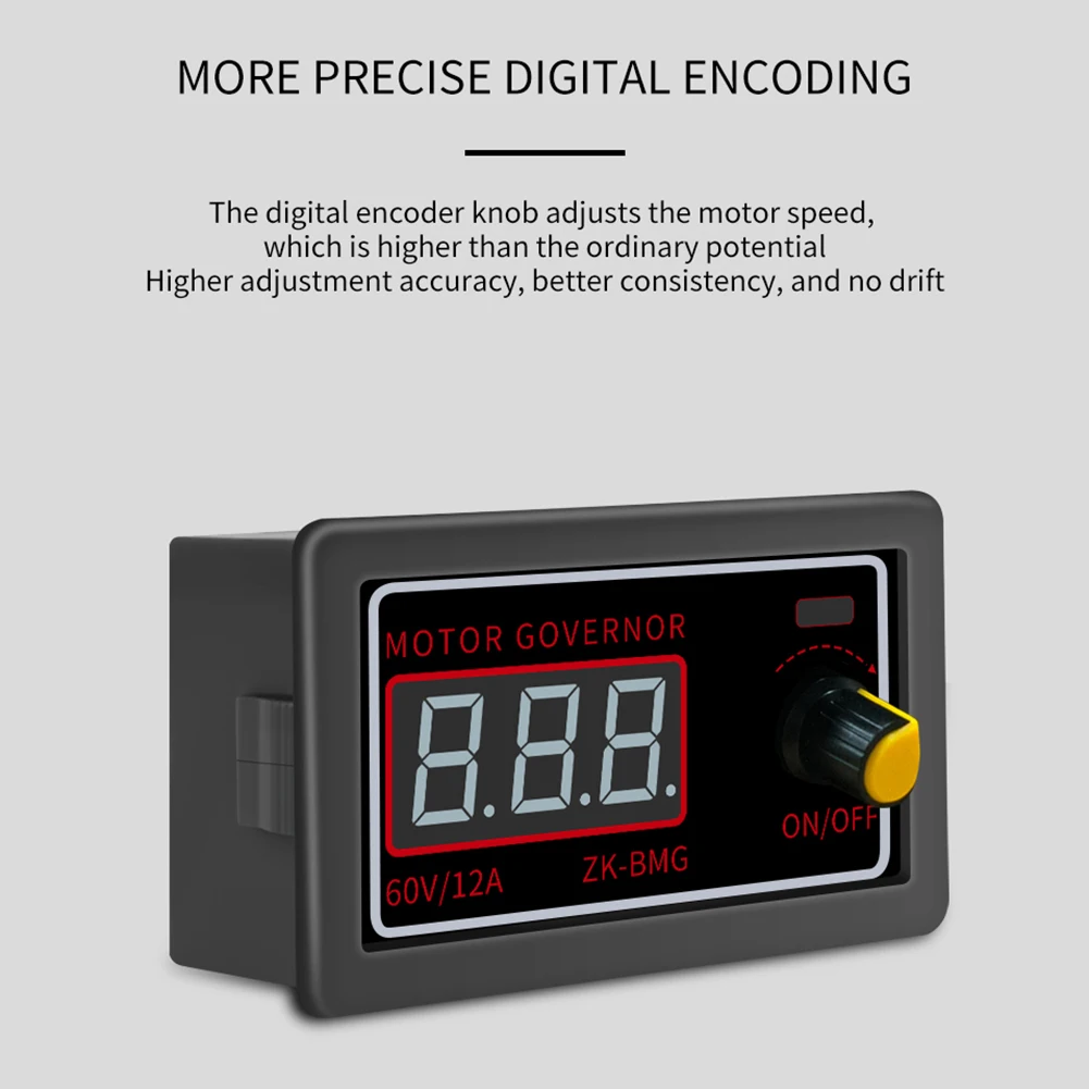 PWM DC Motor Speed Controller DC 9-60V 12A 500W