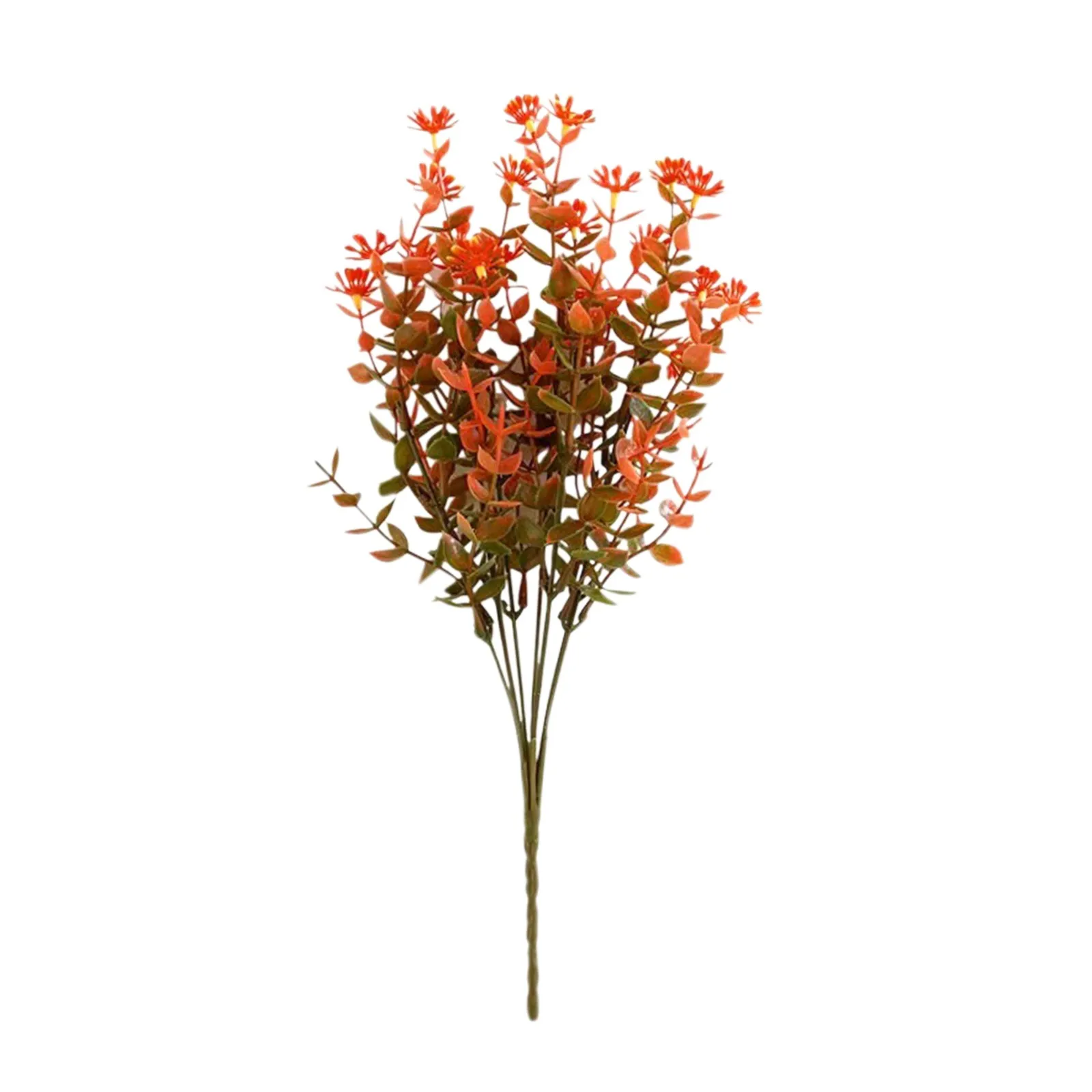 10 Artificial Flowers Autumn Decoration Indoor Non-Fading Autumn Decoration For Front Porch Potted Holiday Flowers