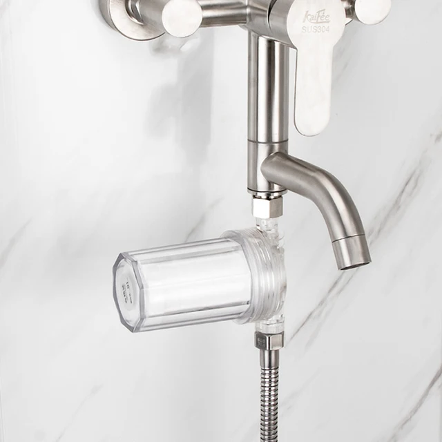 1PC เครื่องฟอกอากาศเอาต์พุต Universal กรอง PP ผ้าฝ้ายกรองก๊อกน้ําเครื่องทําน้ําอุ่น Purification ห้องครัวอุปกรณ์ห้องน้ํา 6