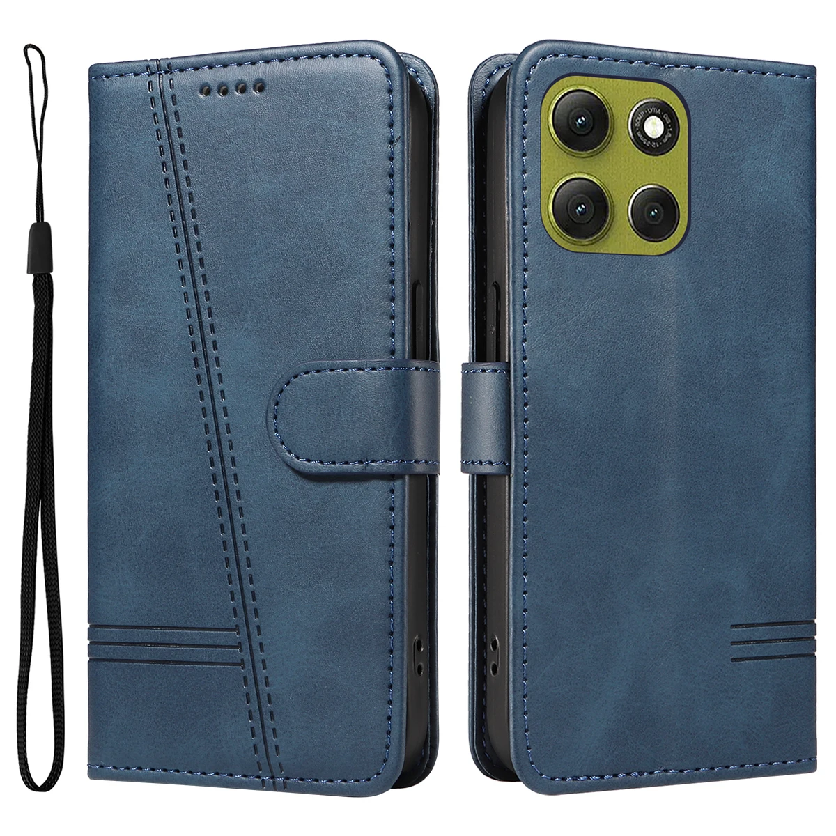 Luxury Texture Wallet Phone Case with Flip Leather Protective Cover