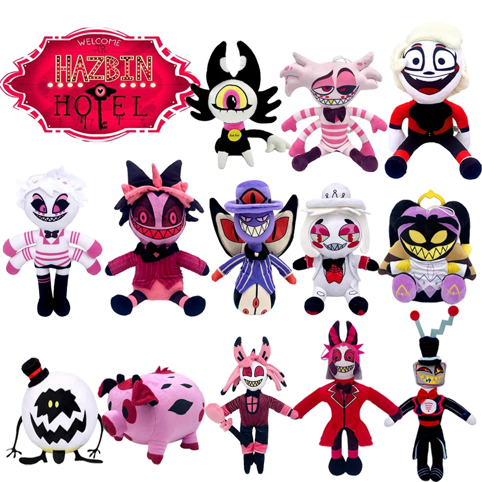 

Plush Toys Hazbined Hotels Alastor Funny Interesting Anime Stuffed Animals Cute Plushie Figure Toys Hells For Children Kids