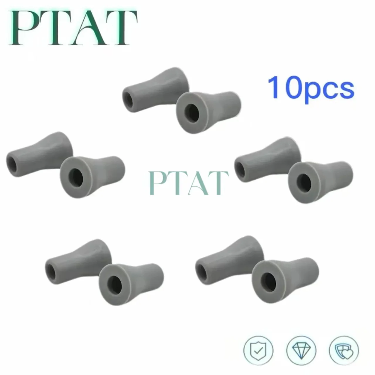 

10 Pcs Dental Saliva Ejector Weak Suction Rubber Snap Tip Adapter Replacement Dental Odontología Accesorios Dentistry