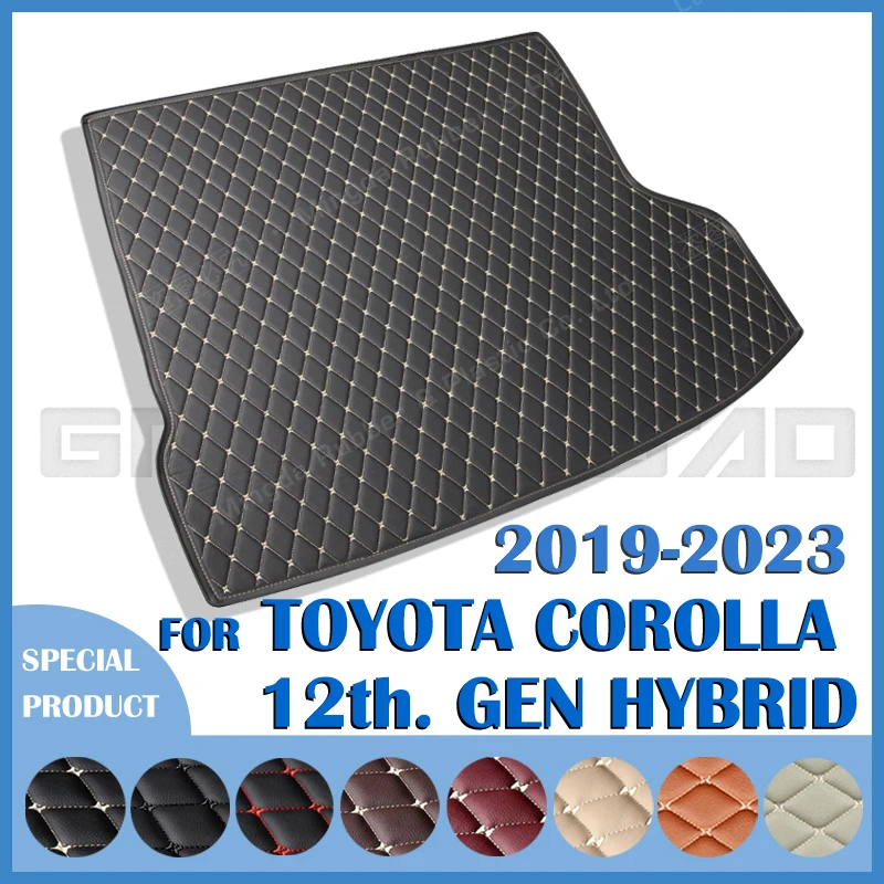 

Коврик для багажника автомобиля Toyota Corolla Hybrid 12th. Пользовательские автомобильные аксессуары Gen 2019 2020 2021 2022 2023, украшение интерьера автомобиля