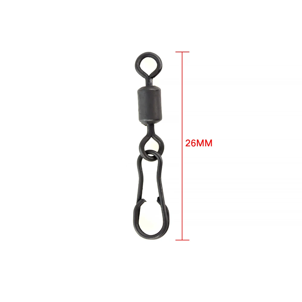 20 piece Carp fishing swivel with snaps interlock snap clips fishing hook snap Carp terminal tackle AG141