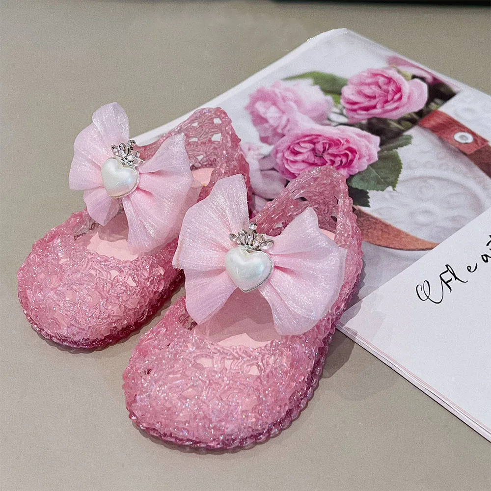 Baby Jelly Sandals Casual Breathable Hollow Out Beach Shoes PVC Summer Toddler Kids Shoes Children Sandals Girls 5