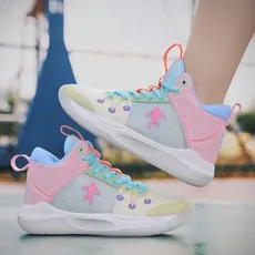NUOVE scarpe da basket per bambini Sneakers Cuscino antiscivolo Sneakers da basket per ragazzi Scarpe sportive Scarpe da ginnastica comode per bambini