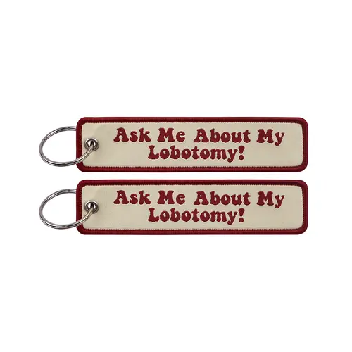 1pcs Computer Pop-up Window Quotes Embroidered Keys Tag Keychains For Motorcycles Backpack Fashion Key Ring Accessories Gifts - Image 72