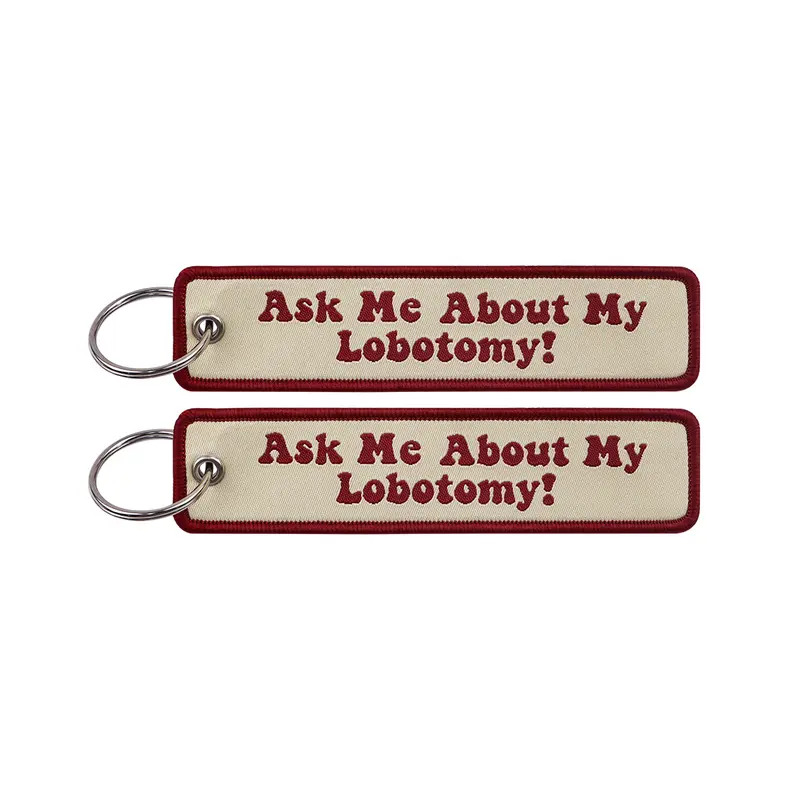 1pcs Computer Pop-up Window Quotes Embroidered Keys Tag Keychains For Motorcycles Backpack Fashion Key Ring Accessories Gifts - Image 72