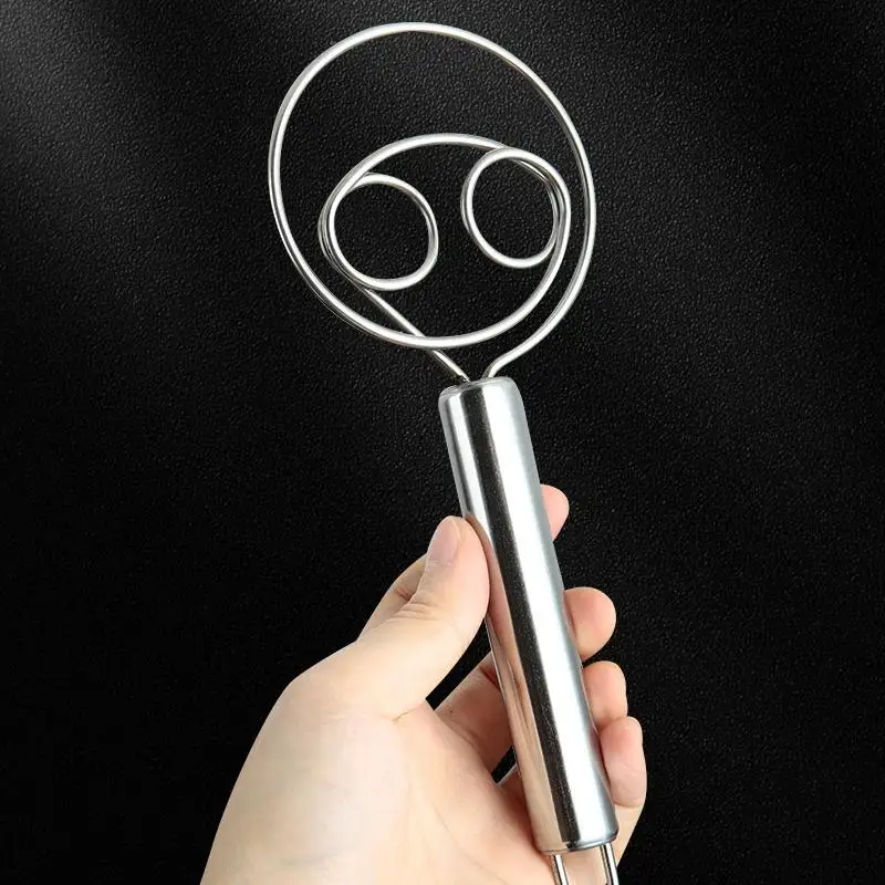 1PC Baking Blender Tools Dough Whisk Bread Mixer Cake Pastry Flours Dough Blenders With Hanging Hole Kitchen Baking Blender Tool