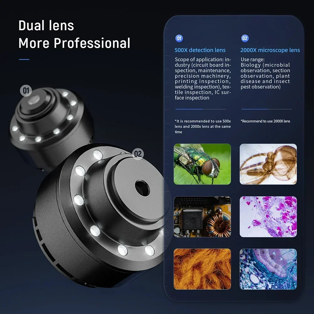 

Wifi Lens For Welding Dual Magnifier With Electronic Digital Magnifying Lights Pixel 11 Glass Microscope