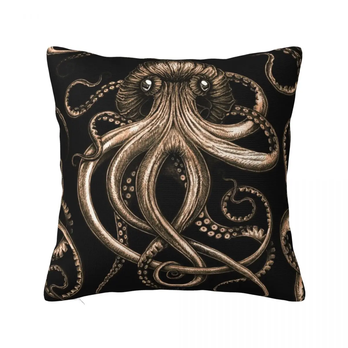 

Bronze Kraken Throw Pillow Cushions luxury home accessories home decor items Custom Cushion