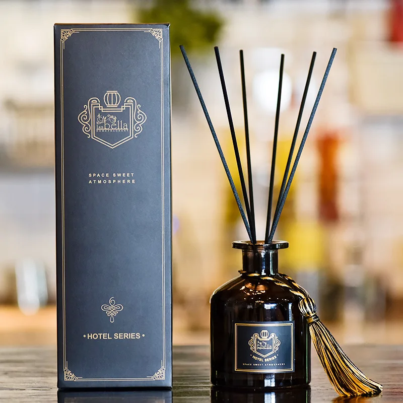 No fire oil diffuser dorm room essentials deodorant fresh air aromatherapy Fragrans Rose incense reed diffuser home fragrance