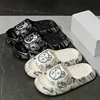 Fashion Summer Cartoon Bear Men Home Shoes Gent Non-slip Soft Indoor Slides Lithe Cosy Sandals Couple Slippers 05 4