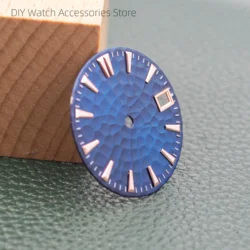 Enhanced Luminous Green Watch Dial, 28.5mm - 28.5mm (Rose - blue)