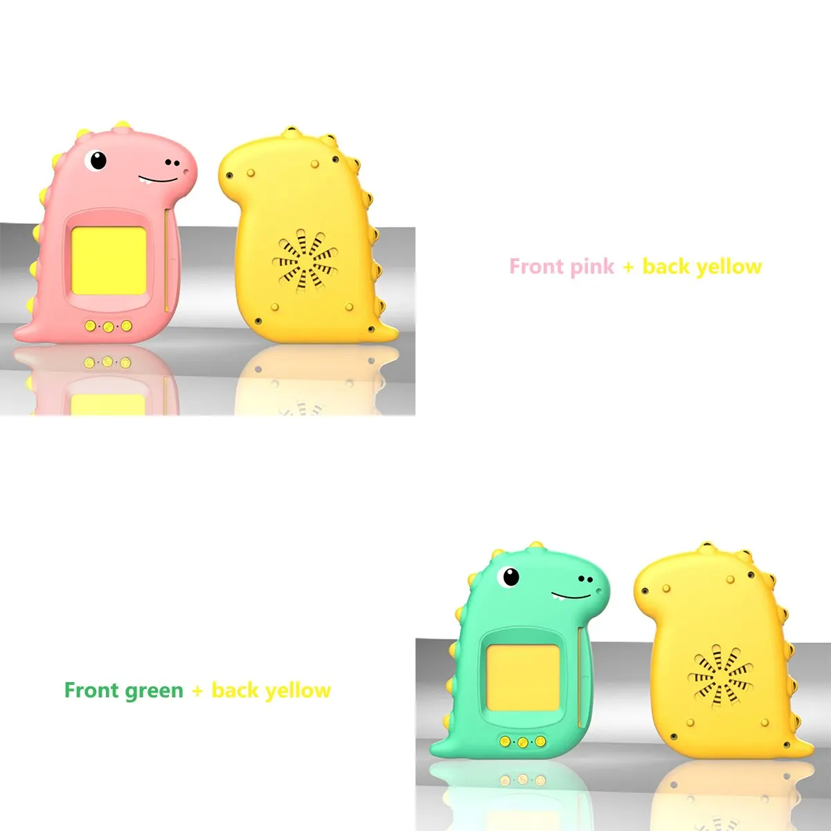 Dinosaur Shape Children's Early Education Card Machine Puzzle Enlightenment Pure English Learning Car 6
