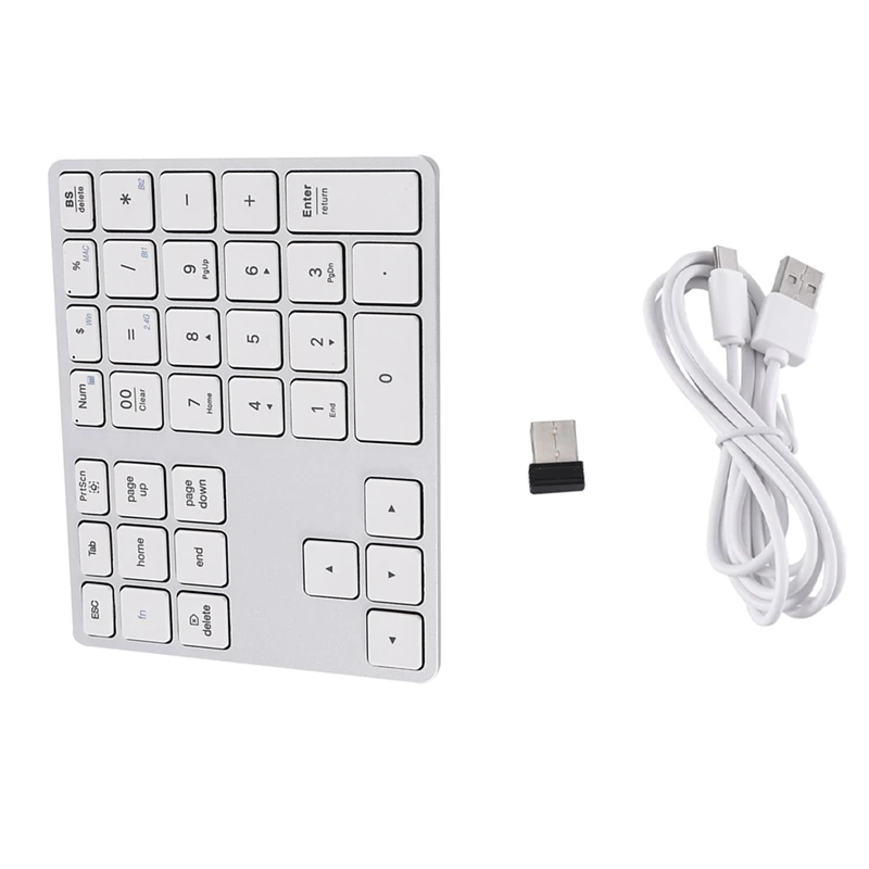 

Bluetooth 5,0 беспроводная цифровая клавиатура 35 клавиш, цифровая клавиатура для Windows, Android, ПК, планшета, ноутбука