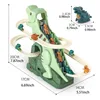 Dinosaur climbing slide music toy with 3 dinosaurs, puzzle fun electric slide toy car, Halloween boy and girl Christmas gift 6