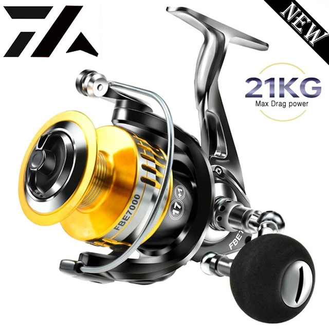 New All Metal Fishing Reel FBE 2000-7000 Series Spinning Reel Aluminum Spinning  Fishing Lure Reel Drag Power Carp Reels - AliExpress