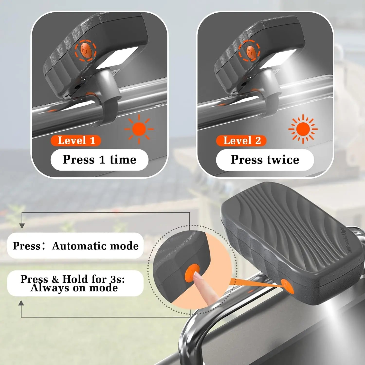 Grill Light Designed for Blackstone Griddle & Weber Grill, Automatic On/Off BBQ Light, Blackstone Griddle Accessories, LED