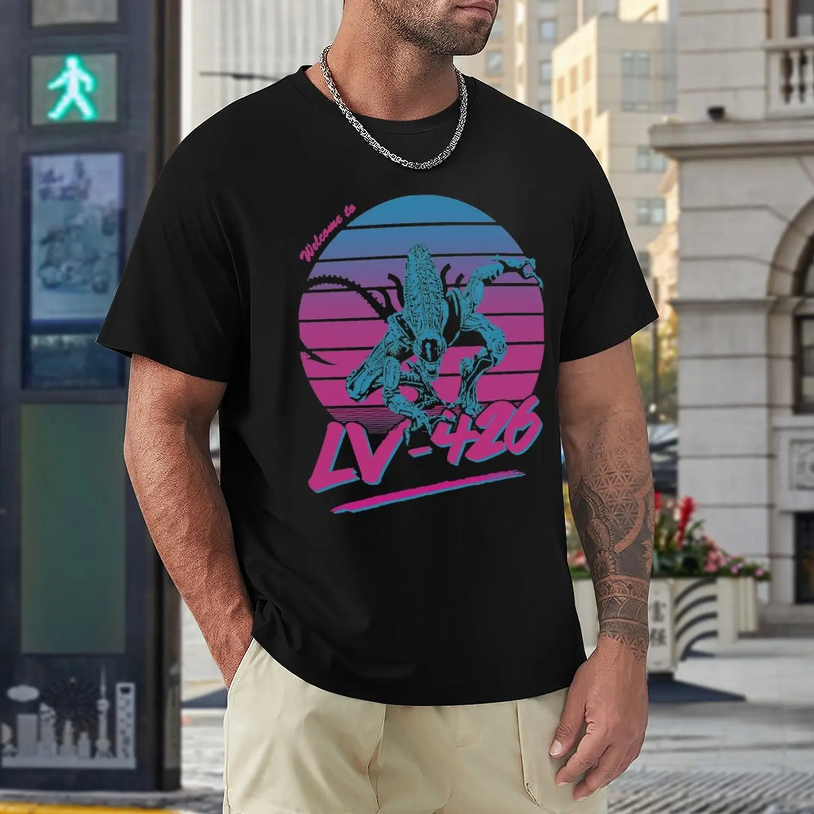 Welcome to LV-426 T-Shirt sweat shirts tees t shirt man Anime t-shirt men t  shirts