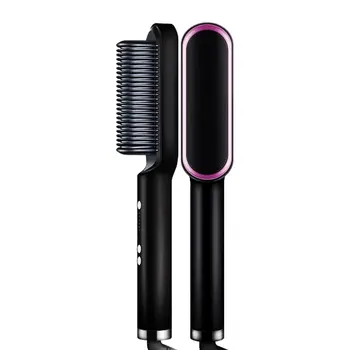 Hot Sale Mini Hair Straightener Hot Comb Customized Hair Styling Tools Hair Brush Straightener Comb 1