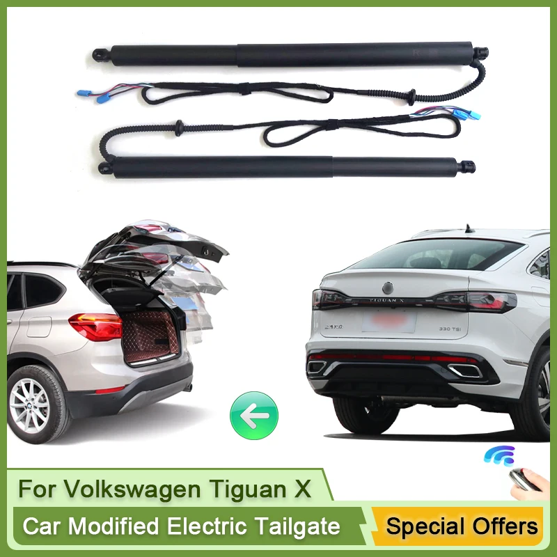 

Для Volkswagen Tiguan X 2020 ~ 2024, автомобильная Электромагнитная стойка, автомобильная система подъема задней двери, комплект для багажника