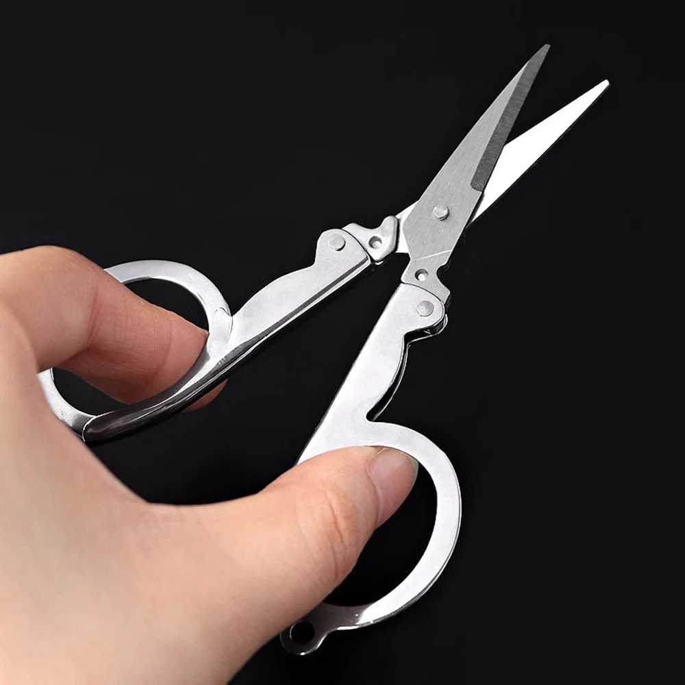 Mini Folding Scissors Portable Travel Multifunctional Stainless Steel Folding Small Scissors Home Mini Thread
