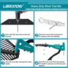 Libraton Heavy Duty Rivet Gun Pop Rivet Gun Set Professional Hand Riveter Manual Riveting Tool for Metal Wood and Plastic 2